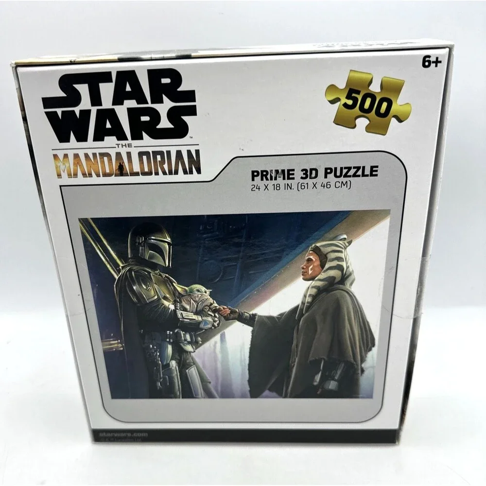 Disney Star Wars Mandalorian  Prime 3d Puzzle 24 x 18 in. 500 piece NEW SEALED
